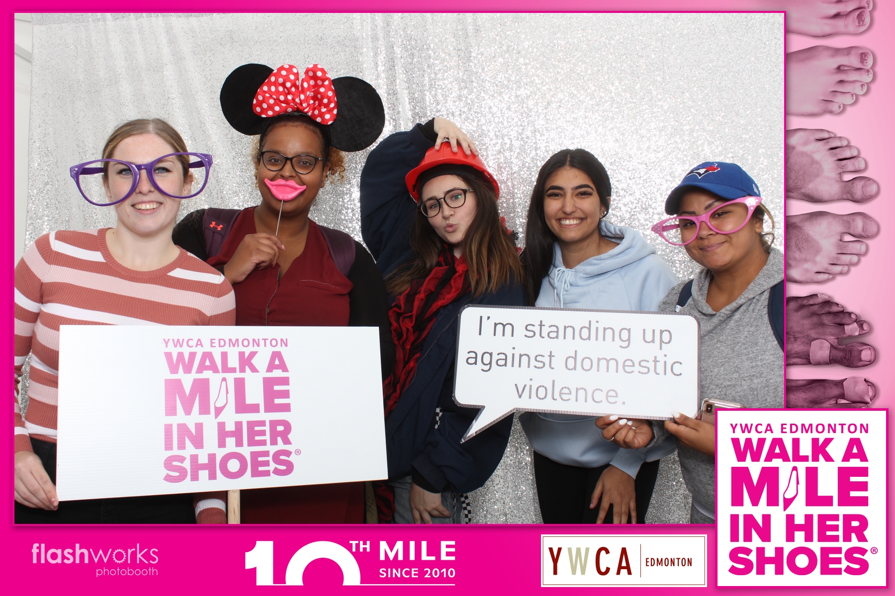 Walk a Mile in Her Shoes | View more photos from the event at gallery.flashworksphotobooth.com/u/FlashworksPhotoboothInc/Walk-a-Mile-in-Her-Shoes